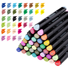 36 Color Markers Manga Drawing Markers Pen Alcohol Based Sketch Felt-Tip Oily Twin Brush Pen Art Supplies